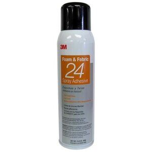 🆕3M Foam & Fabric Spray Adhesive 24, Orange, 16 fl oz Can (Net Wt 13.8 oz) NEW